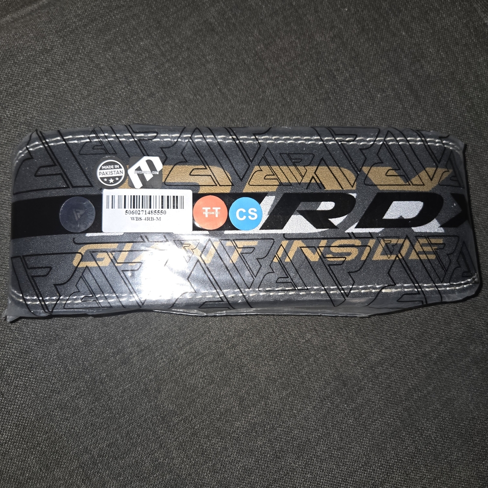 RD Style Black and Gold Men's Belt